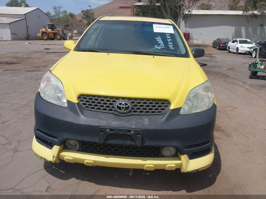 TOYOTA MATRIX 2004 VIN 2T1KR32E94C313505