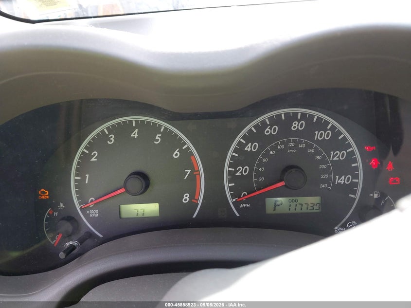 2010 TOYOTA COROLLA auction photo 7