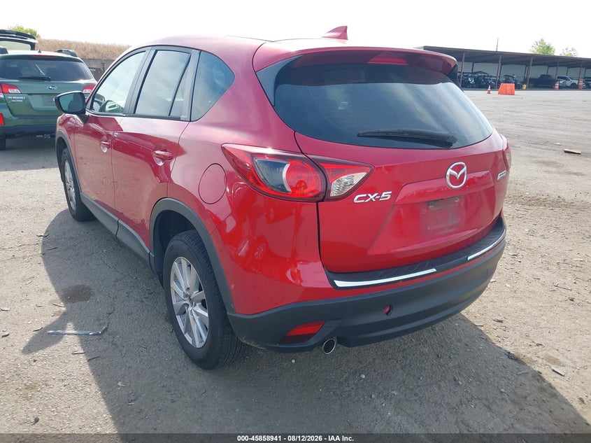 Vin: jm3ke2by9g0761491, lot: 46357874, mazda cx-5 sport 20163