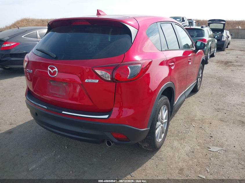 Vin: jm3ke2by9g0761491, lot: 46357874, mazda cx-5 sport 20164