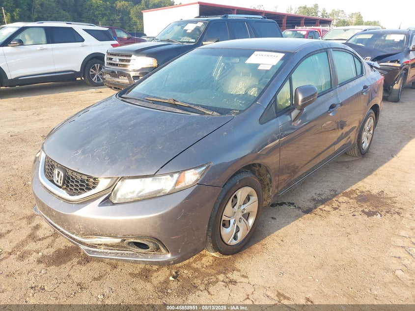 Vin: 2hgfb2f54fh562802, lot: 46357884, honda civic lx 20152