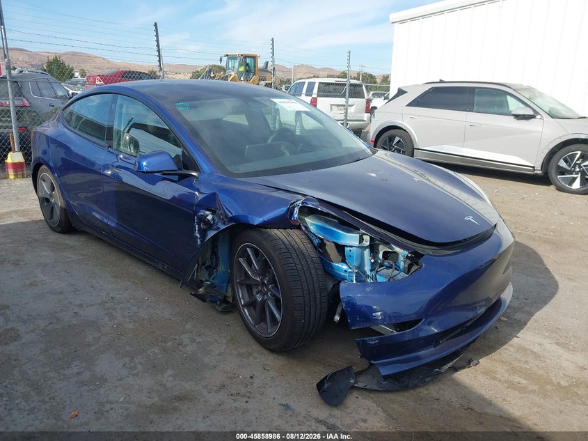 Vin: 5yj3e1ea0pf602141, lot: 46357919, tesla model 3 rear-wheel drive 2023 img_1