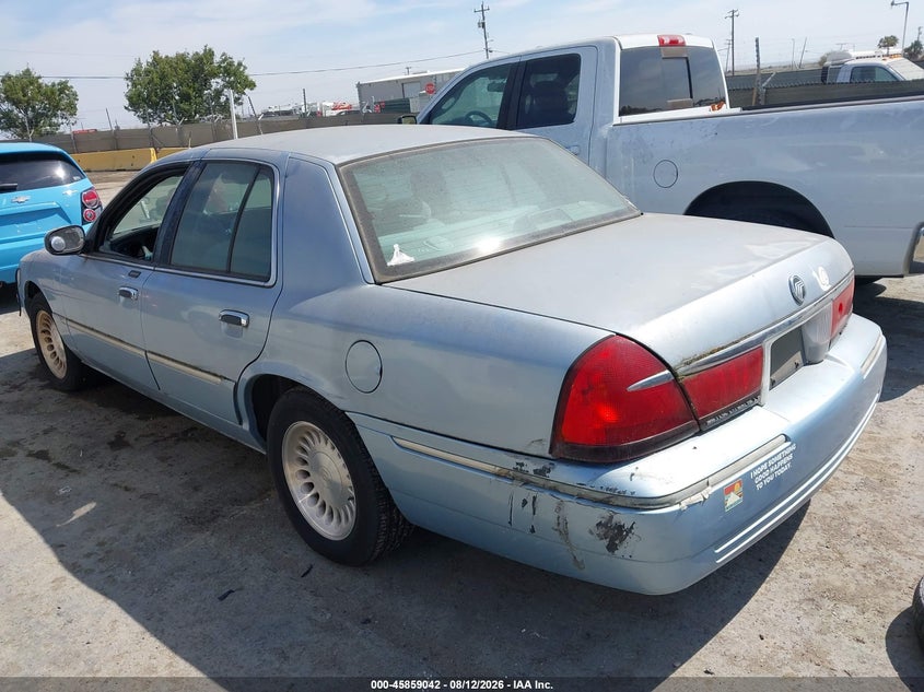 MERCURY GRAND MARQUIS 2000 VIN 2MEFM75WXYX671689