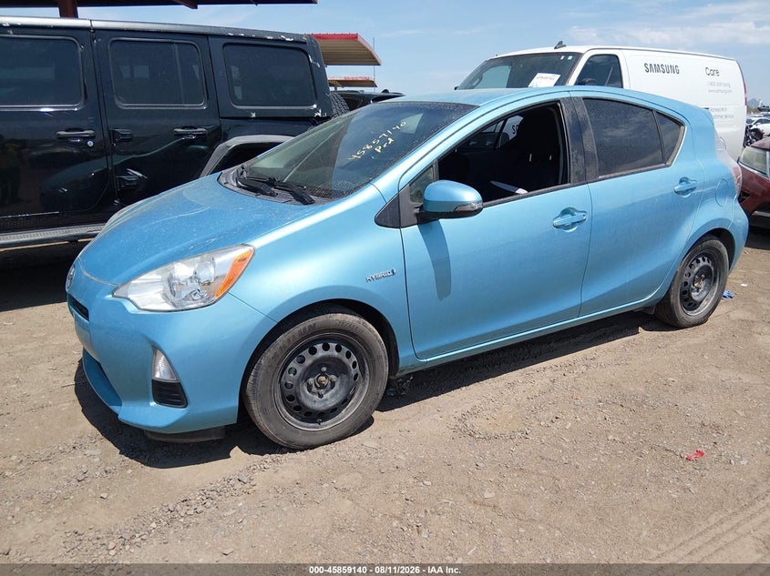 2012 TOYOTA PRIUS C auction photo 2