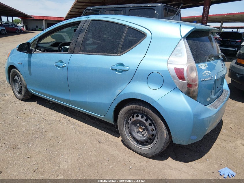 2012 TOYOTA PRIUS C auction photo 3