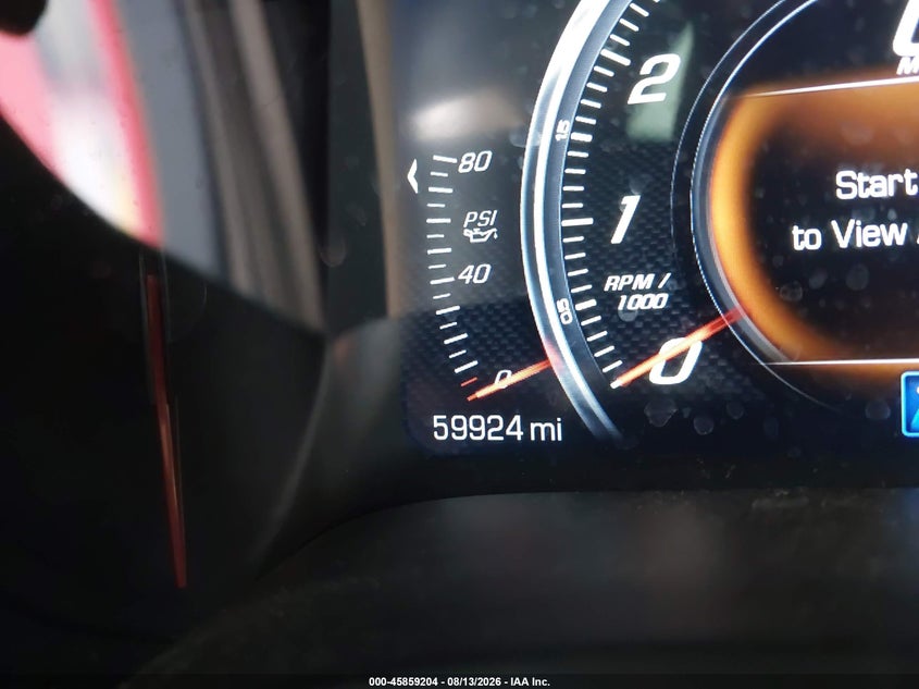 CHEVROLET CORVETTE 2016 VIN 1G1YR2D6XG5609976
