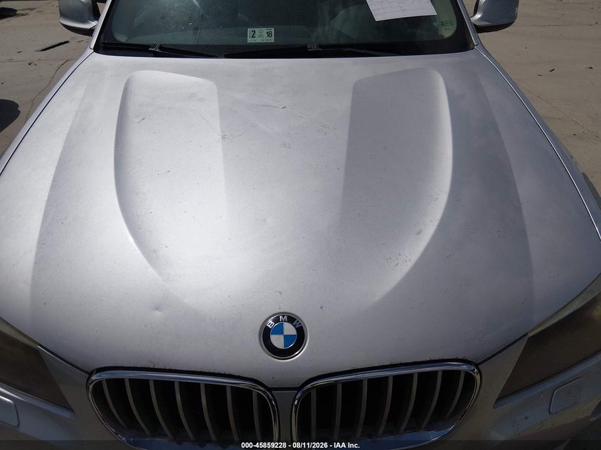 BMW X3 2011 VIN 5UXWX7C58BLL15425
