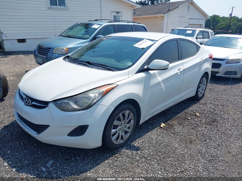 2011 Hyundai Elantra, Звичайний знос, IAAI, VIN 5NPDH4AE1BH023871 — фото 2