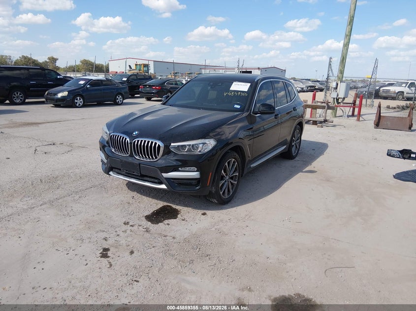 2019 BMW X3 SPORT UTILITY VEHICLE 2.0L I-4 DI, DOHC, VVT, TURBO, 248HP