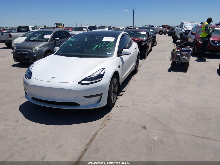2021 TESLA MODEL 3 auction photo 2