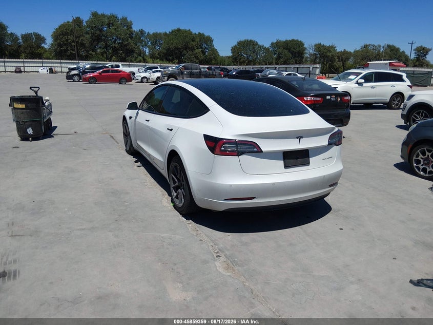2021 TESLA MODEL 3 auction photo 3