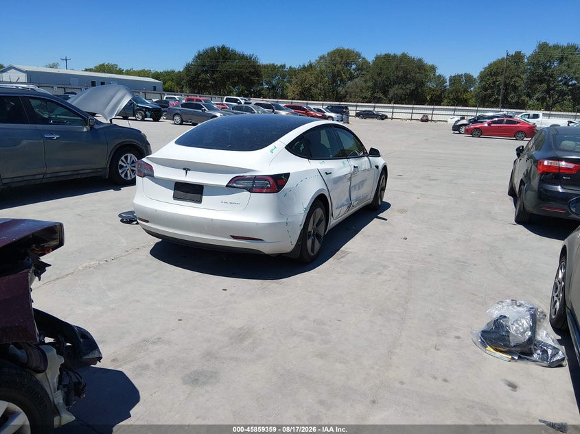 2021 TESLA MODEL 3 auction photo 4