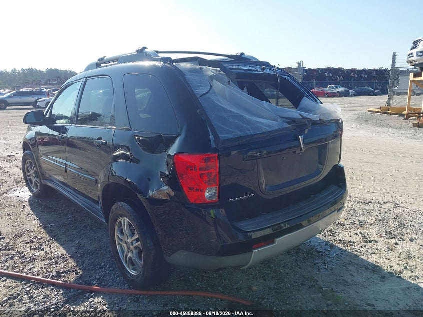 PONTIAC TORRENT 2006 VIN 2CKDL63F766028205