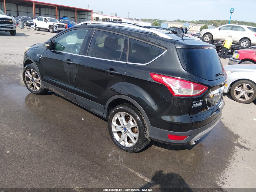 Vin: 1fmcu9j92eue46018, lot: 46358482, ford escape titanium 20143