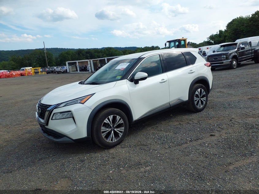 2021 Nissan Rogue, Front End, IAAI, VIN 5N1AT3BB6MC763345 — photo 2