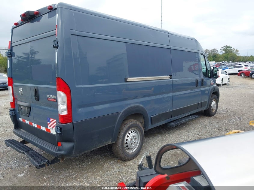 Vin: 3c6urvjg2le108185, lot: 46358528, ram promaster 3500 cargo van high roof 159 wb ext 20204