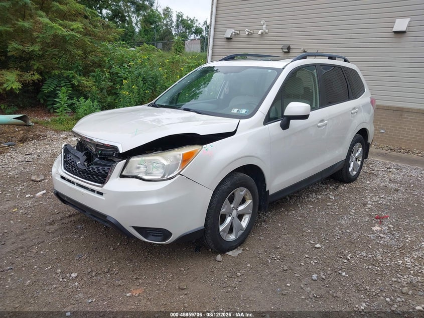 2014 Subaru Forester, Удар спереду, IAAI, VIN JF2SJAEC9EH456605 — фото 2