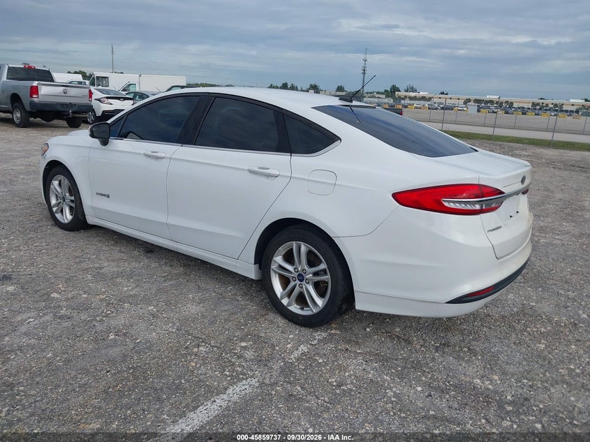Vin: 3fa6p0uu2jr271510, lot: 46358707, ford fusion hybrid s 20183