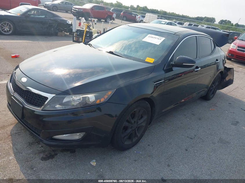 2013 Kia Optima, Rear, IAAI, VIN 5XXGN4A71DG218908 — photo 2
