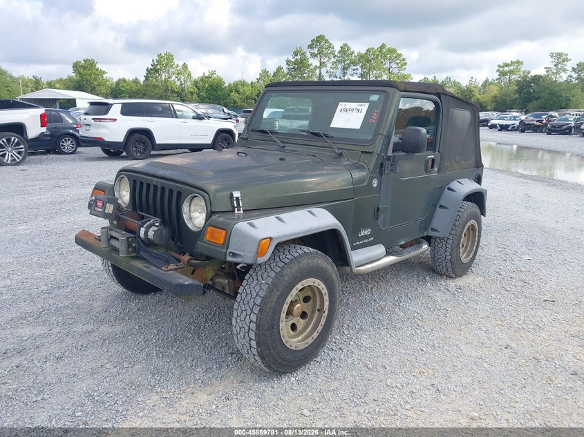 2006 JEEP WRANGLER SPORT UTILITY VEHICLE 2.4L I-4 DOHC, 147HP
