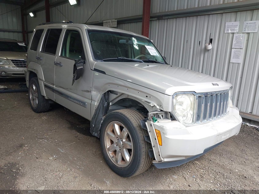2008 Jeep Liberty Limited Edition, Правый перёд, IAAI, VIN 1J8GP58K38W141465