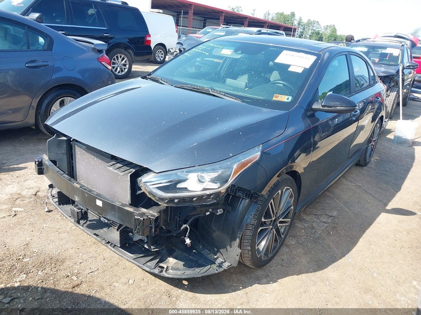 2021 Kia Forte, Front End, IAAI, VIN 3KPF44AC7ME307791 — photo 2