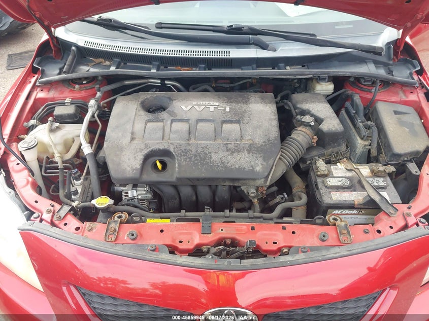 2010 TOYOTA COROLLA SEDAN 1.8L I-4 DOHC, VVT, 132HP