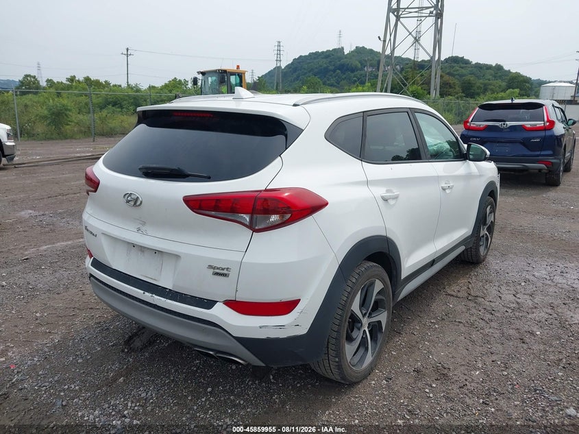 Vin: km8j3cal0ju777984, lot: 46358925, hyundai tucson sport 20184