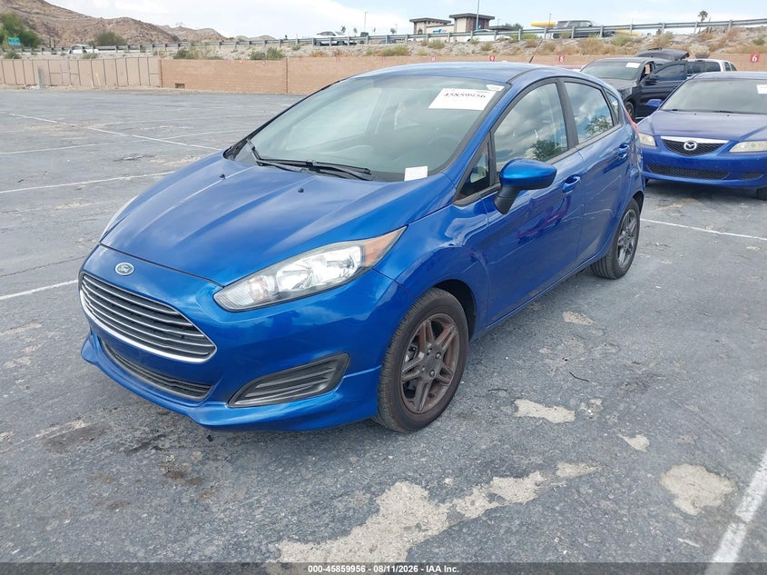 2019 Ford Fiesta, Left Rear, IAAI, VIN 3FADP4EJ2KM113122 — photo 2