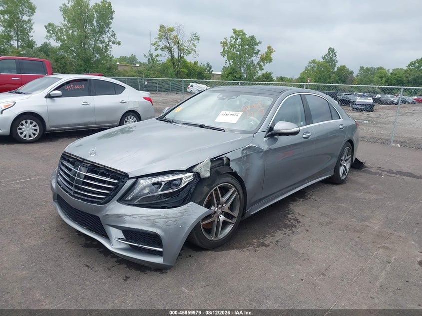 2015 MERCEDES-BENZ S 550 auction photo 2