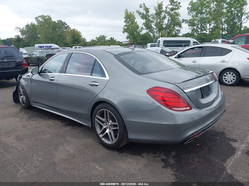 2015 MERCEDES-BENZ S 550 auction photo 3