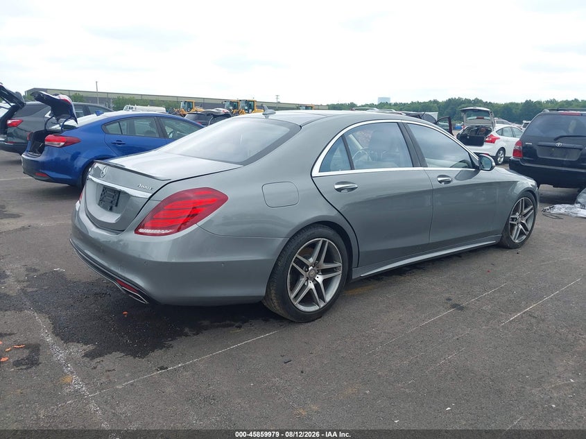 2015 MERCEDES-BENZ S 550 auction photo 4