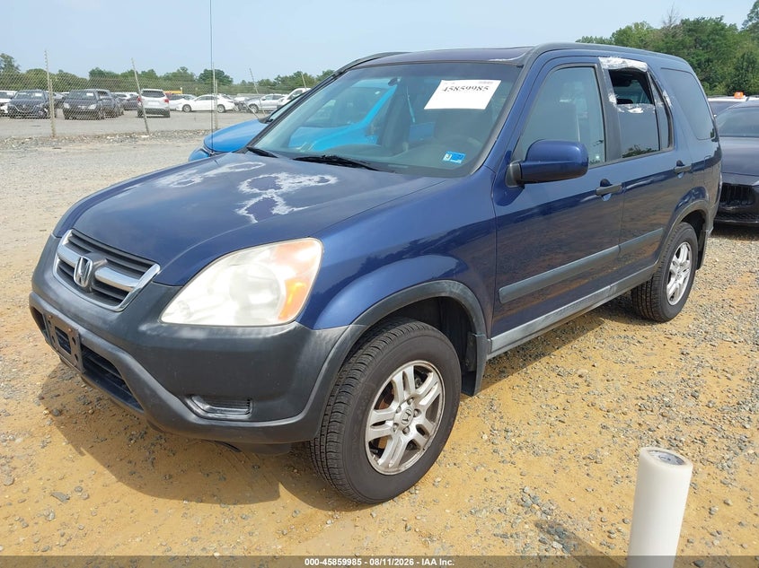 2002 HONDA CR-V SPORT UTILITY VEHICLE 2.4L I-4 DOHC, VVT, 160HP