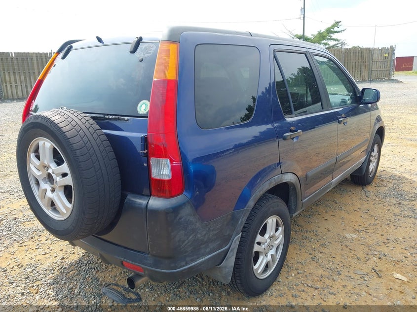 2002 HONDA CR-V SPORT UTILITY VEHICLE 2.4L I-4 DOHC, VVT, 160HP