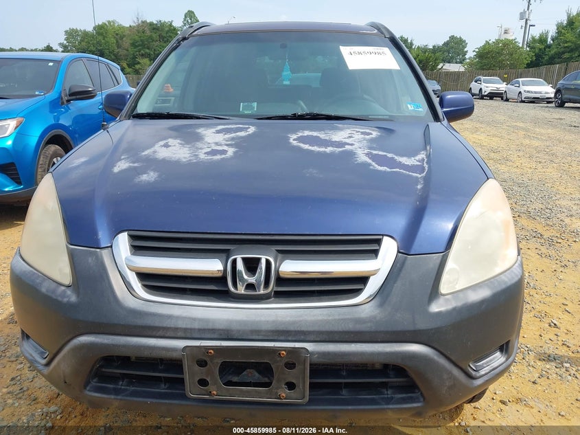2002 HONDA CR-V SPORT UTILITY VEHICLE 2.4L I-4 DOHC, VVT, 160HP