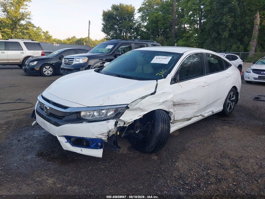 2017 Honda Civic, Левый бок, IAAI, VIN 2HGFC2F50HH565793 — фото 2