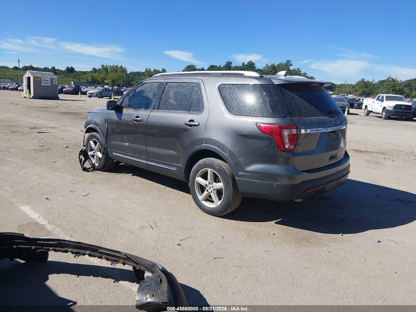 Vin: 1fm5k8d8xhga52295, lot: 46358970, ford explorer xlt 20173