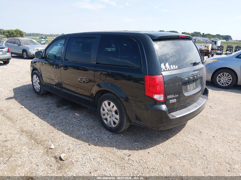 Vin: 2c4rdgbg3gr153213, lot: 46359000, dodge grand caravan se 20163