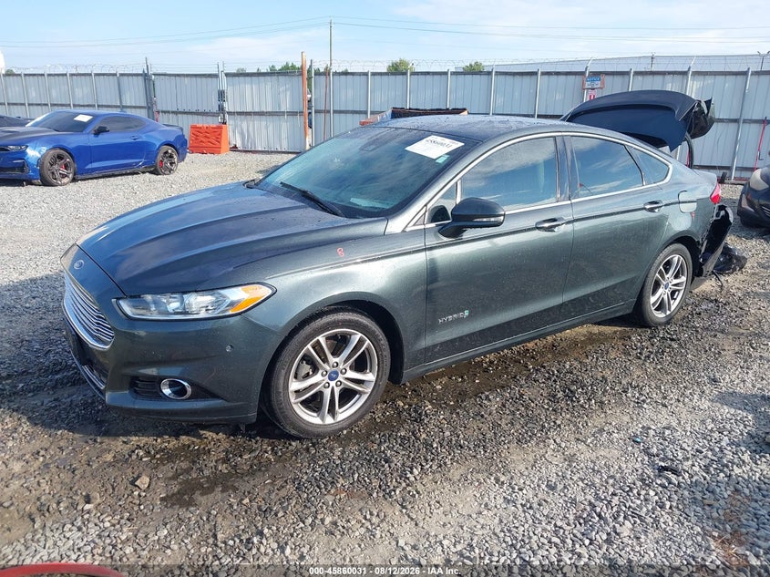 Vin: 3fa6p0ru8gr191050, lot: 46359001, ford fusion hybrid titanium 20162