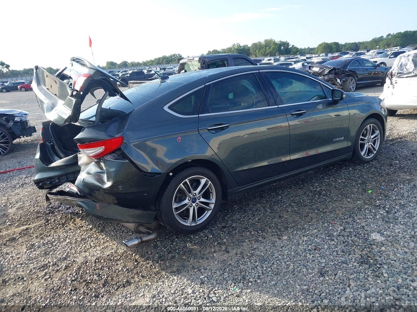 Vin: 3fa6p0ru8gr191050, lot: 46359001, ford fusion hybrid titanium 20164