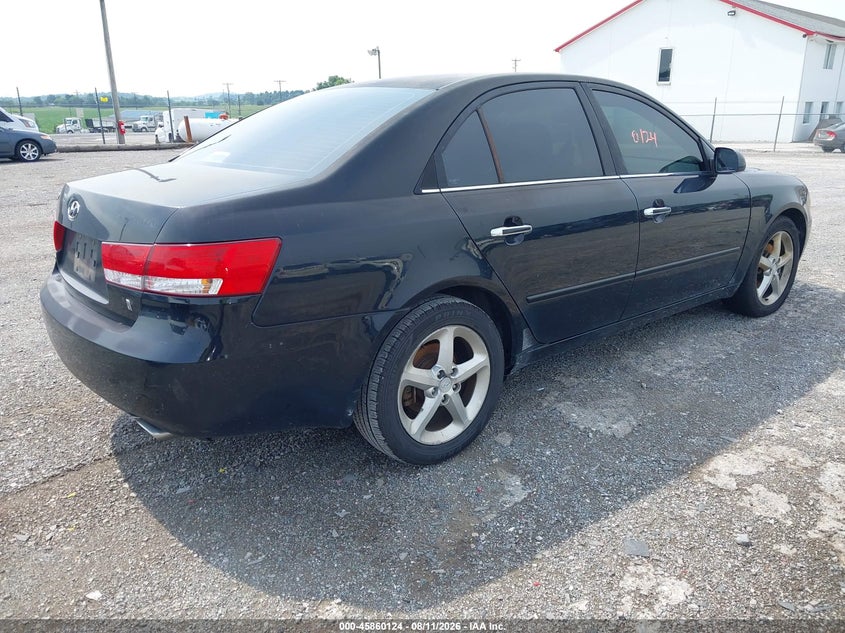 2007 HYUNDAI SONATA SEDAN 3.3L V-6 DOHC, VVT, 234HP