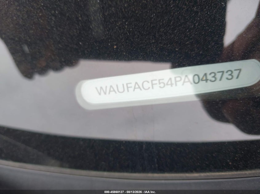 AUDI A5 SPORTBACK 2023 VIN WAUFACF54PA043737
