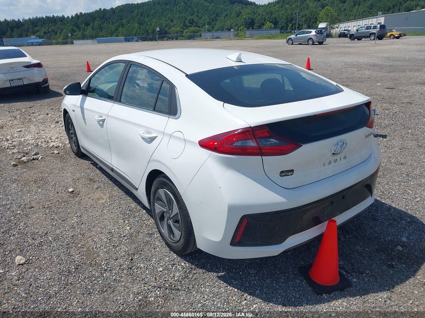 Vin: kmhc75lcxku118608, lot: 46359135, hyundai ioniq hybrid sel 20193