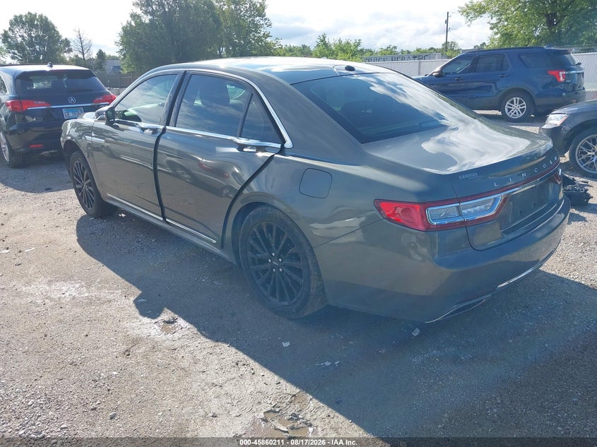 Vin: 1ln6l9sk9h5617332, lot: 46359181, lincoln continental select 20173