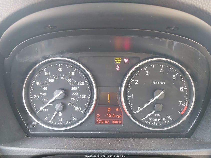 BMW 328I 2011 VIN WBAPH7G57BNM56291