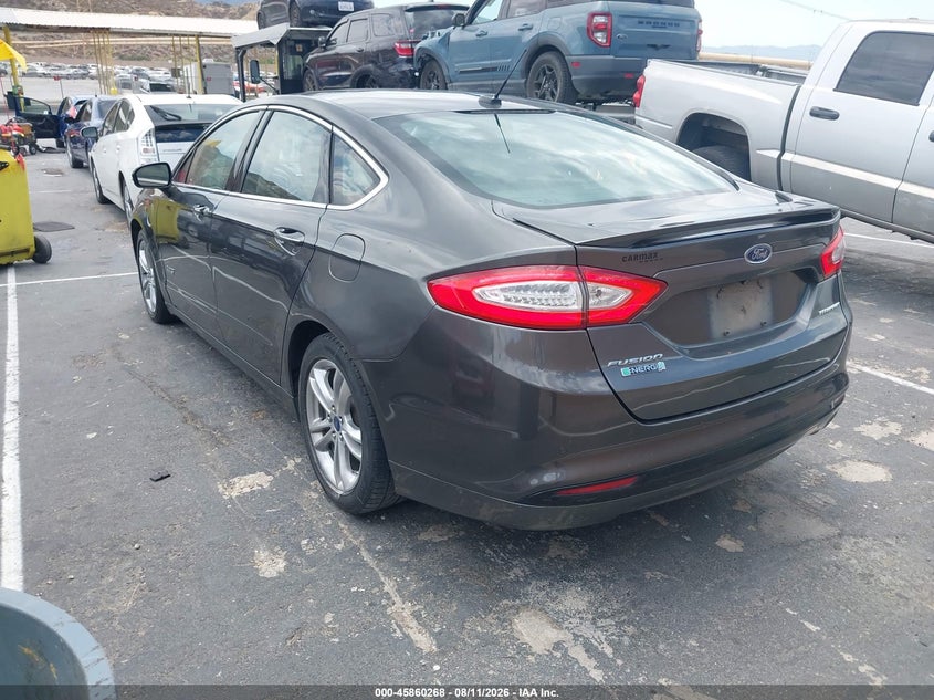 2016 FORD FUSION ENERGI auction photo 3