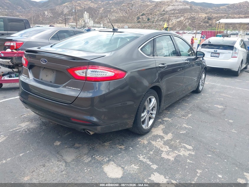 2016 FORD FUSION ENERGI auction photo 4