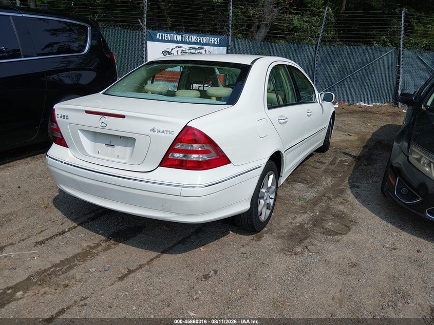 2007 MERCEDES-BENZ C 280 auction photo 4