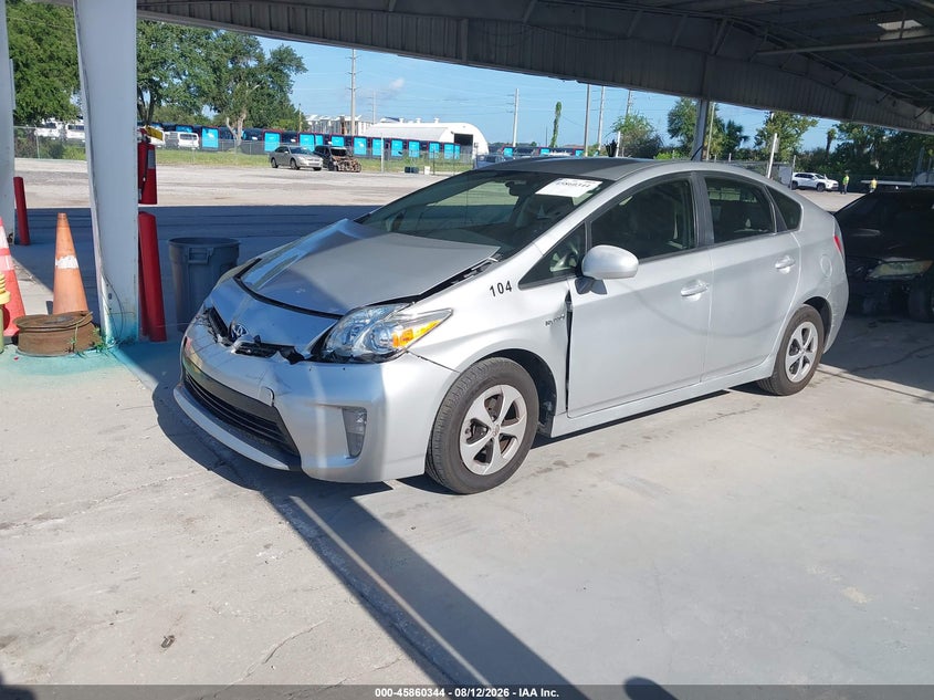2013 TOYOTA PRIUS auction photo 2