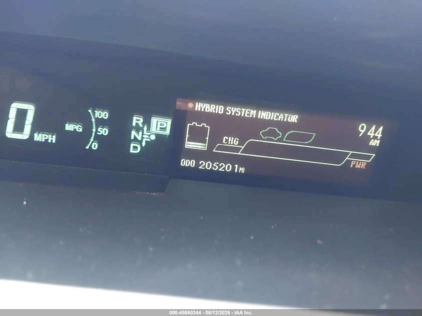 2013 TOYOTA PRIUS auction photo 7